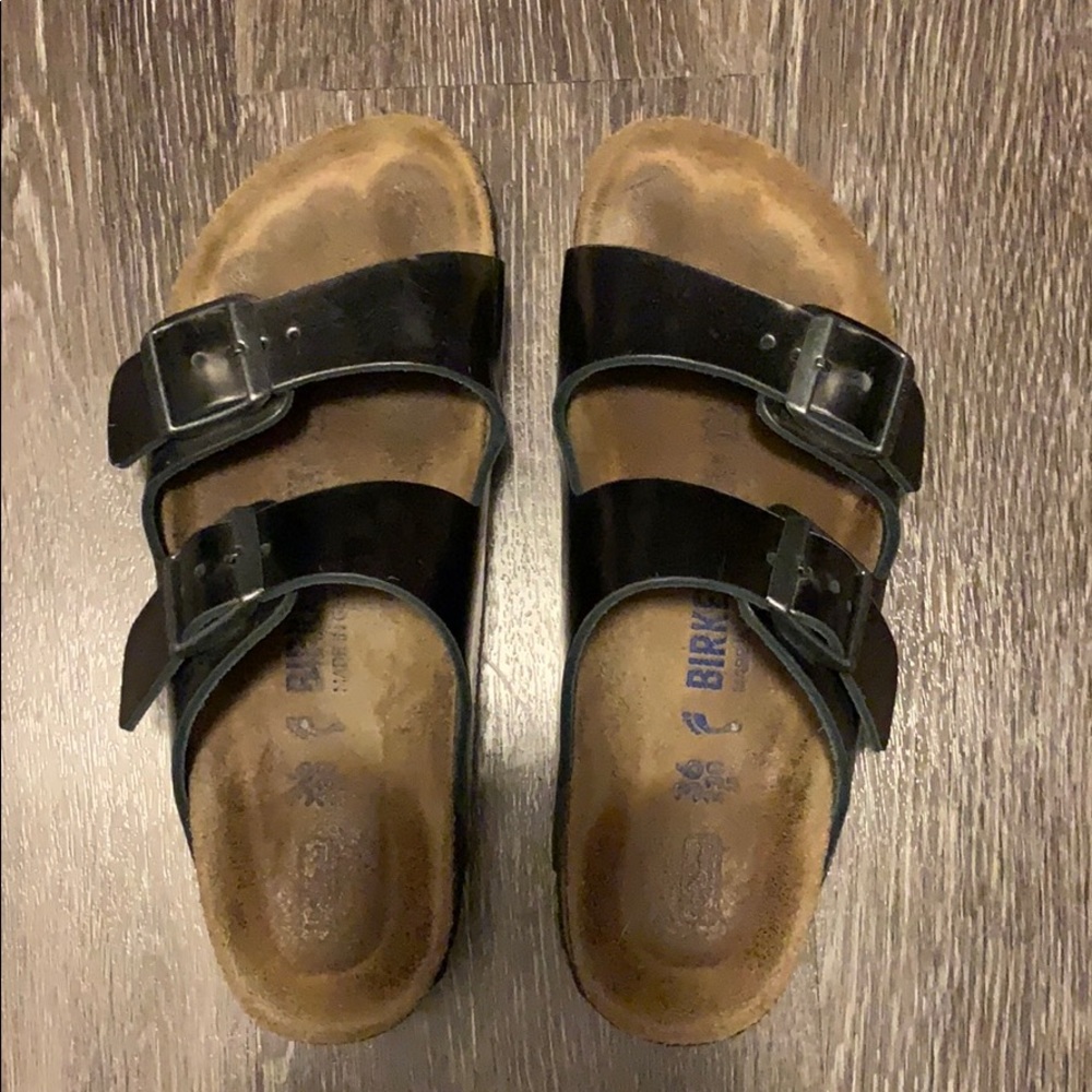 Birkenstock Sandals - Graphite Silver